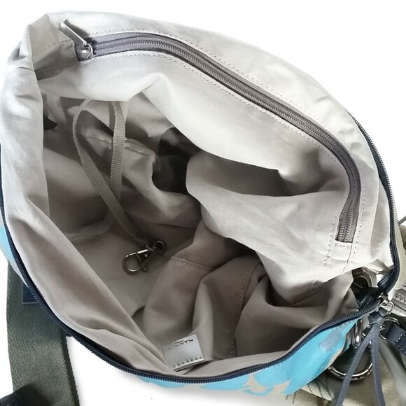 Nannini Palmiro Large Duck Bag Limited Edition Canvas w/ Floral Print - Picture 8 of 11